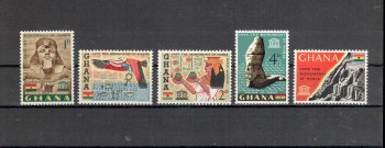 Ghana Michelnummer 157 - 161 postfrisch 