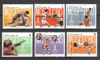 (intern: OLY157 ) Kuba Michelnummer 2412 - 2418 postfrisch (intern: OLY157 ) Kuba Michelnummer 2412 - 2418 postfrisch