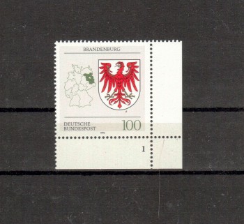 BRD Michelnummer 1589 postfrisch EUR Formnr.1 BRD Michelnummer 1589 postfrisch EUR Formnr.1