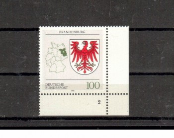 BRD Michelnummer 1589 postfrisch EUR Formnr.2 BRD Michelnummer 1589 postfrisch EUR Formnr.2