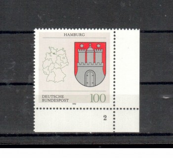 BRD Michelnummer 1591 postfrisch EUR Formnr.2 BRD Michelnummer 1591 postfrisch EUR Formnr.2