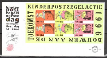 Niederlande Michelnummer 1596 - 1598 Block 50 FDC