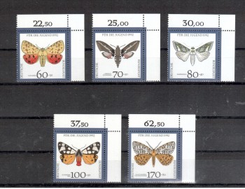 BRD Michelnummer 1602 - 1606 postfrisch EOR