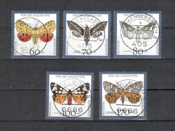 BRD Michelnummer 1602 - 1606 gestempelt BRD Michelnummer 1602 - 1606 gestempelt