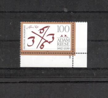 BRD Michelnummer 1612 postfrisch EUR Formnr.2