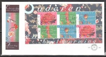Niederlande Michelnummer 1613 - 1615 Block 53 FDC