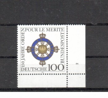 BRD Michelnummer 1613 postfrisch EUR Formnr.2