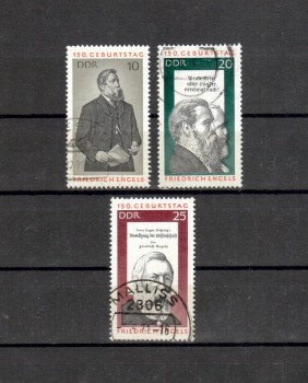 DDR Michelnummer 1622 - 1624 gestempelt DDR Michelnummer 1622 - 1624 gestempelt