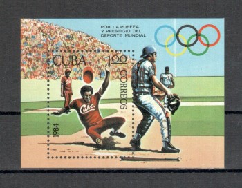 (intern: OLY162 ) Kuba Michelnummer Block 84 postfrisch (intern: OLY162 ) Kuba Michelnummer Block 84 postfrisch