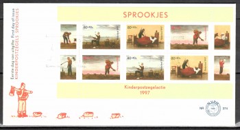 Niederlande Michelnummer 1632 - 1634 Block 54 FDC