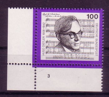 BRD Michelnummer 1637 postfrisch EUL Formnr.3