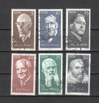 DDR Michelnummer 1644 - 1649 gestempelt DDR Michelnummer 1644 - 1649 gestempelt