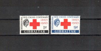 Gibraltar Michelnummer 164 - 165 postfrisch