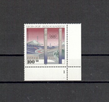 BRD Michelnummer 1652 postfrisch EUR Formnr.1 BRD Michelnummer 1652 postfrisch EUR Formnr.1