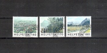 Schweiz Michelnummer 1655 - 1657 gestempelt