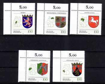 BRD Michelnummer 1660 - 1664 postfrisch EOL BRD Michelnummer 1660 - 1664 postfrisch EOL