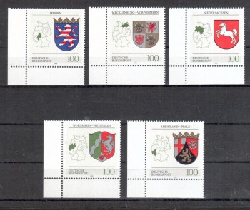 BRD Michelnummer 1660 - 1664 postfrisch EUL BRD Michelnummer 1660 - 1664 postfrisch EUL