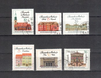 DDR Michelnummer 1661 - 1666 gestempelt DDR Michelnummer 1661 - 1666 gestempelt
