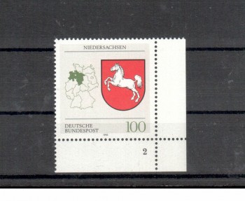 BRD Michelnummer 1662 postfrisch EUR Formnr.2 BRD Michelnummer 1662 postfrisch EUR Formnr.2