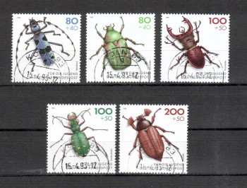 BRD Michelnummer 1666 - 1670 gestempelt BRD Michelnummer 1666 - 1670 gestempelt