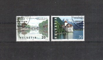 Schweiz Michelnummer 1667 - 1668 gestempelt