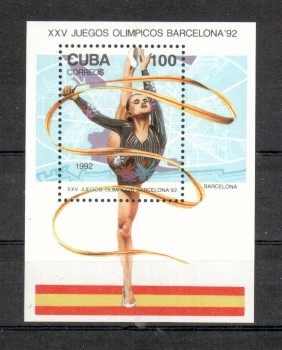 (intern: OLY167 ) Kuba Michelnummer Block 127 postfrisch