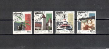 Schweiz Michelnummer 1681 - 1684 gestempelt