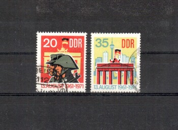 DDR Michelnummer 1691 - 1692 gestempelt DDR Michelnummer 1691 - 1692 gestempelt