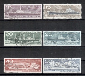 DDR Michelnummer 1693 - 1698 gestempelt DDR Michelnummer 1693 - 1698 gestempelt