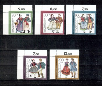 BRD Michelnummer 1696 - 1700 postfrisch EOL