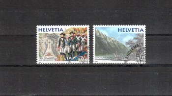Schweiz Michelnummer 1699 - 1700 gestempelt