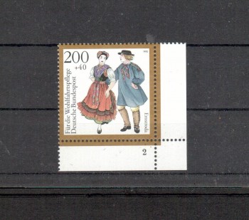 BRD Michelnummer 1700 postfrisch EUR Formnr.2