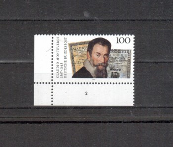 BRD Michelnummer 1705 postfrisch EUL Formnr.2 BRD Michelnummer 1705 postfrisch EUL Formnr.2