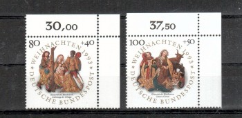 BRD Michelnummer 1707 - 1708 postfrisch EOR BRD Michelnummer 1707 - 1708 postfrisch EOR