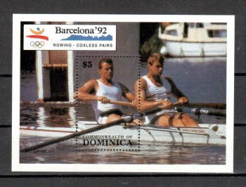 (intern: OLY170 ) Dominica Michelnummer Block 173 postfrisch