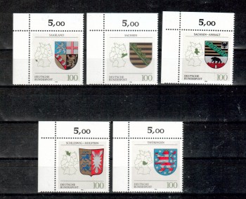 BRD Michelnummer 1712 - 1716 postfrisch EOL