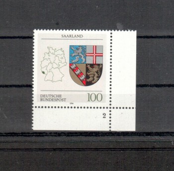 BRD Michelnummer 1712 postfrisch EUR Formnr.2