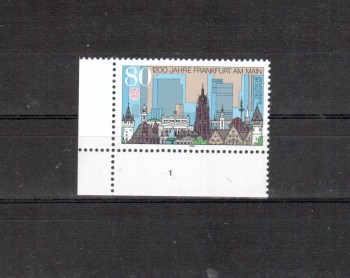 BRD Michelnummer 1721 postfrisch EUL Formnr.1 BRD Michelnummer 1721 postfrisch EUL Formnr.1