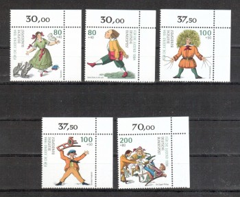 BRD Michelnummer 1726 - 1730 postfrisch EOR