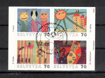 Schweiz Michelnummer 1731 - 1734 gestempelt