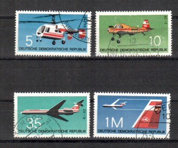 DDR Michelnummer 1749 - 1752 gestempelt