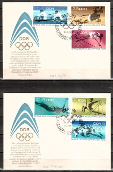 DDR Michelnummer 1753 - 1758 FDC DDR Michelnummer 1753 - 1758 FDC