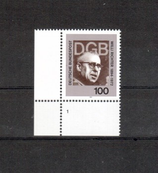 BRD Michelnummer 1753 postfrisch EUL Formnr.1 BRD Michelnummer 1753 postfrisch EUL Formnr.1