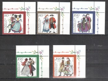 BRD Michelnummer 1757 - 1761 postfrisch EOR