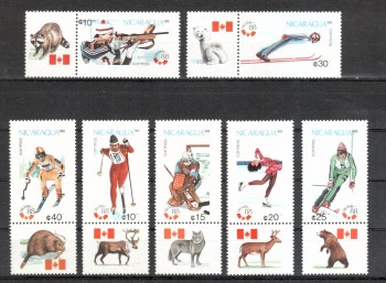 ( 177seoul_calgary ) Nicaragua Michelnummer 2843 - 2849 postfrisch ( 177seoul_calgary ) Nicaragua Michelnummer 2843 - 2849 postfrisch