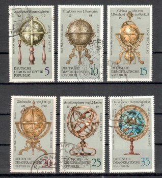 DDR Michelnummer 1792 - 1797 gestempelt