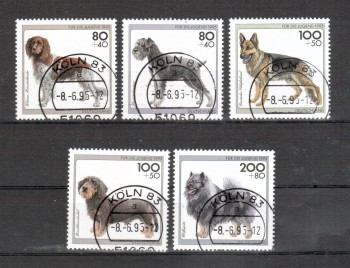 BRD Michelnummer 1797 - 1801 gestempelt