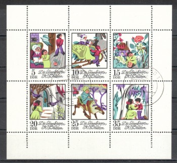 DDR Michelnummer 1801 - 1806 Kleinbogen gestempelt