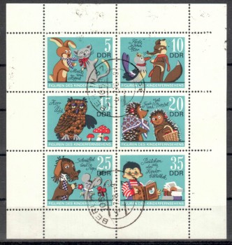 DDR Michelnummer 1807 - 1812 Kleinbogen gestempelt