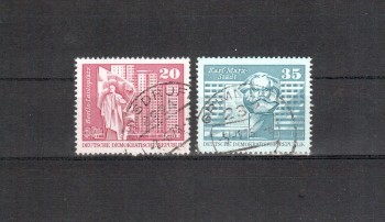DDR Michelnummer 1820 - 1821 gestempelt DDR Michelnummer 1820 - 1821 gestempelt